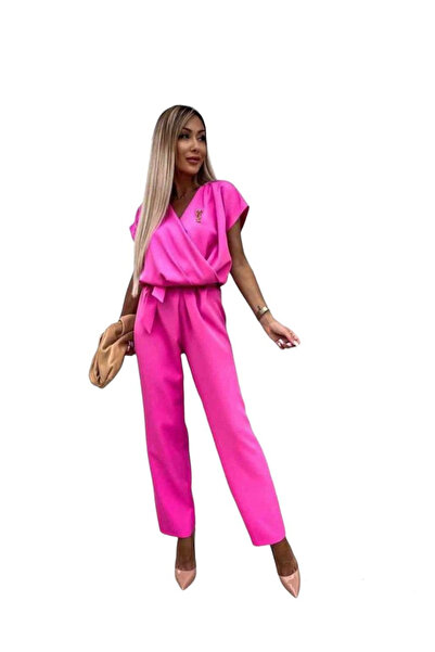 Woman's Fashion Γυναικεία Ολόσωμη Φόρμα Ροζ