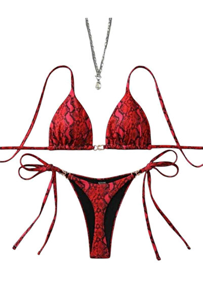 Woman's Fashion Σετ μπικίνι στρινγκ φούξια