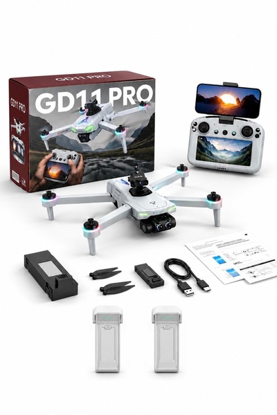 SFL Product GD11 PRO Akıllı Engel Algılamalı Ekranlı 4K Kamera Drone | GPS De...
