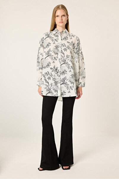 Touché Privé PATTERNED OVERSIZE SHIRT