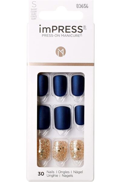 Impress KISS Broadway Accent Nails Bells & Whistles Bipa020 (قد يختلف الأنماط)