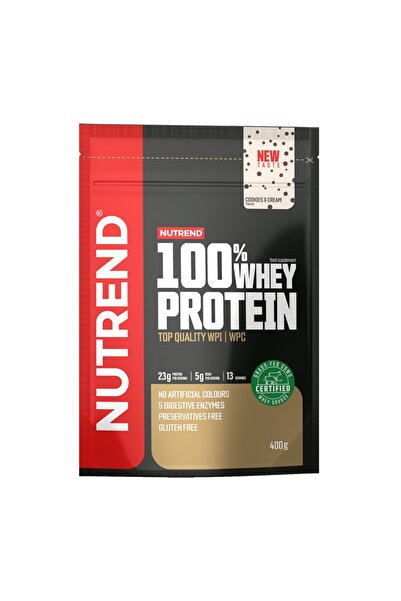 Nutrend 100% Πρωτεΐνη Ορού Γάλακτος (400 γρ.) Μπισκότα & Κρέμα