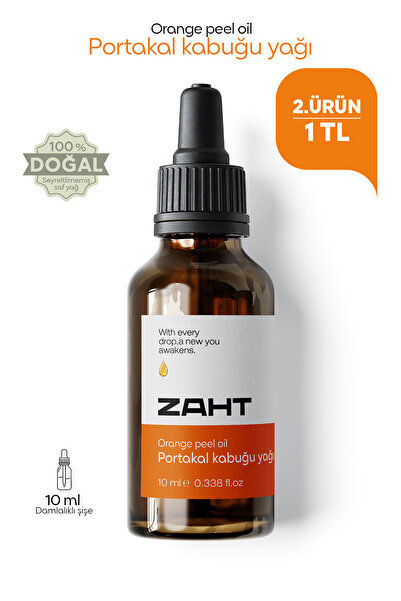 ZAHT Portakal Çiçeği Yağı %100 Saf ve Doğal Seyreltilmemiş 10 Ml