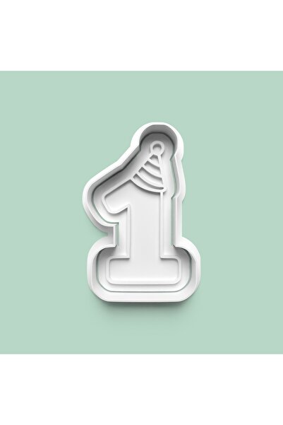 AKTASTORE قالب كوكيز على شكل شخصية بعمر سنة واحدة وقالب عجينة السكر 0966-1