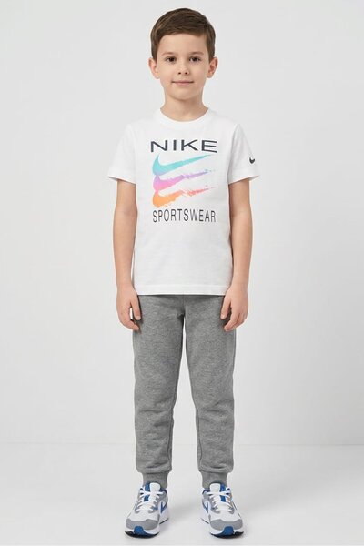 Nike Kids Boy Graphic Print Outdoor T-Shirt, White
