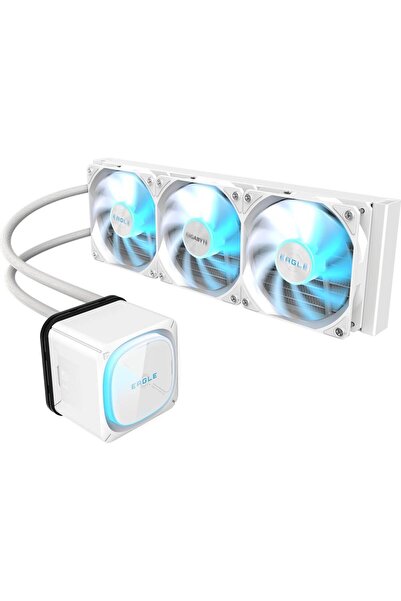 Gigabyte EAGLE 360 ICE AIO Υδρόψυξη CPU, 3x120mm ARGB, Intel/AMD, Λευκό