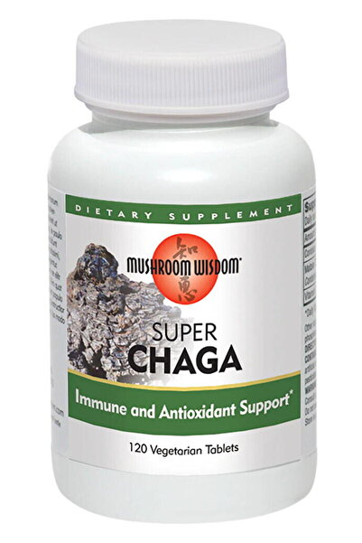Mushroom Wisdom Super Chaga 120tb vegetale filmate Secom,