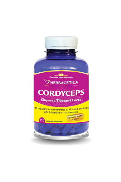 herbagetica Cordyceps - Ciuperca Tibetana Forte 120cps