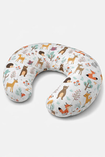 Empressco Forest Patterned Nursing Pillow Provides Comfort and Support for Ba...