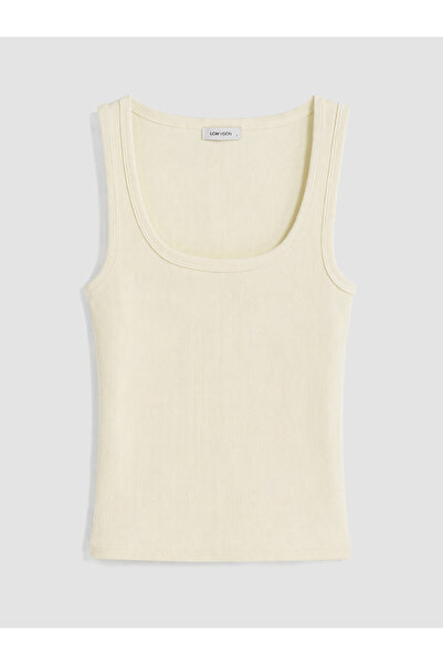 LC Waikiki Lcw Vision Beige Square Collar Women's Undershirt