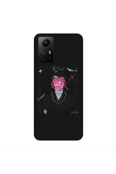 Other Xiaomi Redmi Note 12s Awes Black Colored Silicone TPU Θήκη