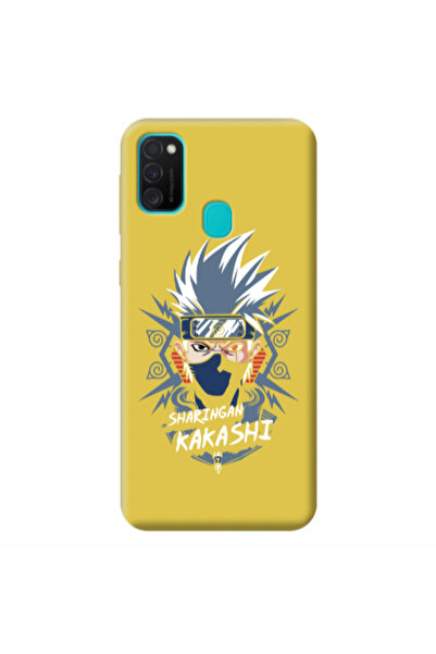 Other Samsung M21 Anime Mangoo Yellow Colored Silicone TPU Θήκη