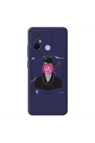 Other Xiaomi Redmi 12C Awes Dark blue Colored Silicone TPU Θήκη