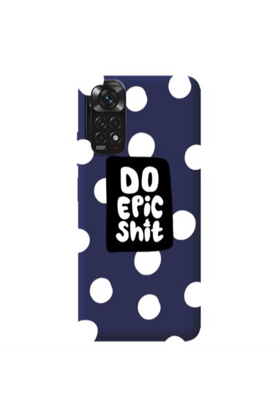 Other Xiaomi Redmi Note 11 4G Do Epic Shit Dark blue Colored Silicone TPU Θήκη
