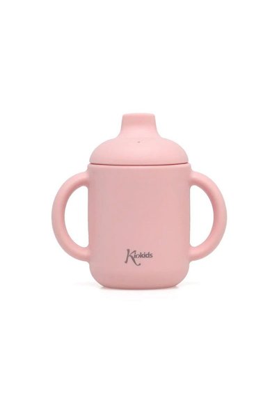 Kiokids Εκπαιδευτικό Ποτήρι Σιλικόνης 120ml. |   Ροζ