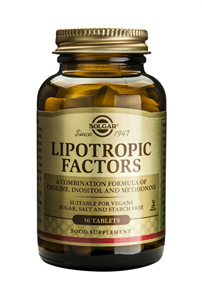 Solgar Lipotropic Factors 50tb (Factori lipotropici)
