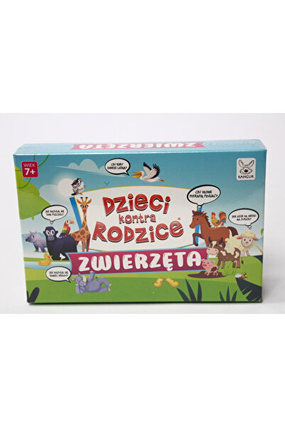 Kangur Joc de societate Dzieci kontra rodzice, Kangur, animale, 54 carti, 208...