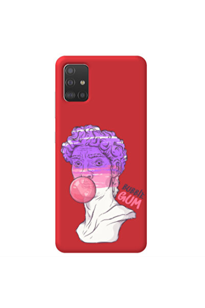 Other Samsung A51 Pin Bubble Red Colored Silicone TPU Θήκη