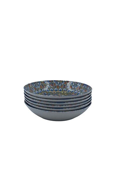 B&D Ceramic Soup Bowl, 8 Inches, Elegant White Serving Bowl for Soup, Pasta, ...