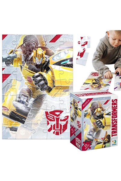 Dodo Puzzle Transformers Bumblebee, joc de asamblat pentru copii 4+, Multicol...