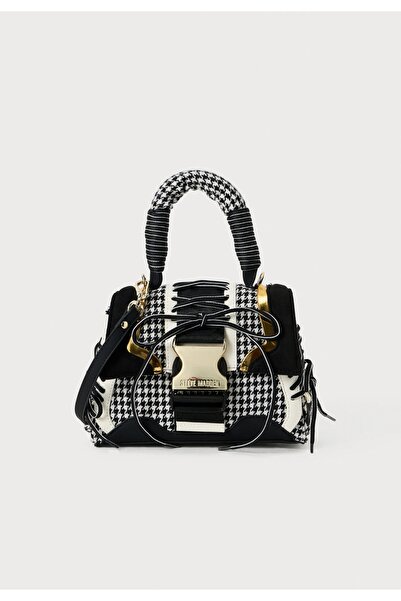 Steve Madden DIEGO - Geantă crossbody - black/gold-coloured