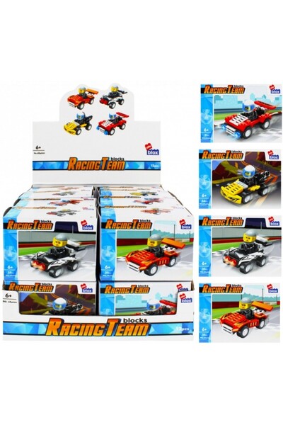 MC Micostore Set de constructie Alleblox Racing Team - masini de curse, diver...