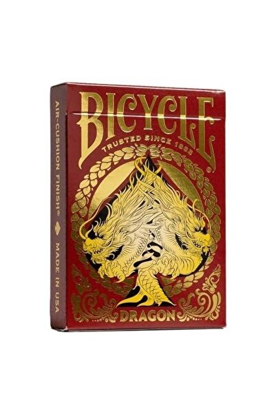 Cartamundi Carti de joc Bicycle Red Dragon, editie Smok, finisaj Air-Cushion,...