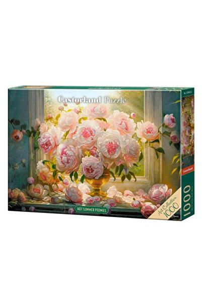 Castorland Puzzle 1000 piese Colecția de Artă - Bujori de Vară Fierbinte (C-1...