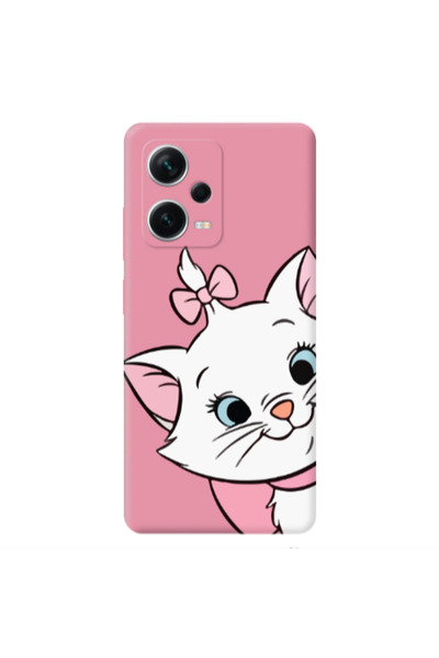 Other Xiaomi Poco X5 I am here Pink Colored Silicone TPU Θήκη