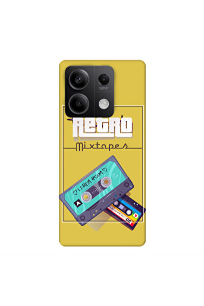Other Xiaomi Redmi Note 13 5G Mixtapes Yellow Colored Silicone TPU Θήκη