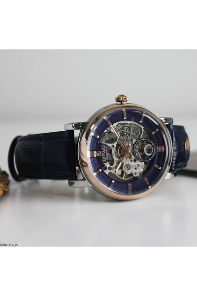 Reward Rwa148229 Leather Cord Automatic Men Wristwatch