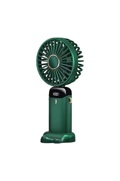 HOZRO ADAIVIUME Ventilator portabil de mână 4-în-1, 5 viteze, Verde, 90x20cm