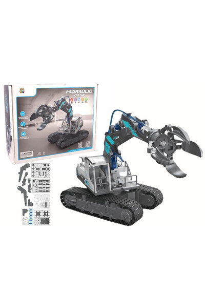 OEM Model de vehicul hidraulic cu graifer Pro Kids - set educațional STEAM