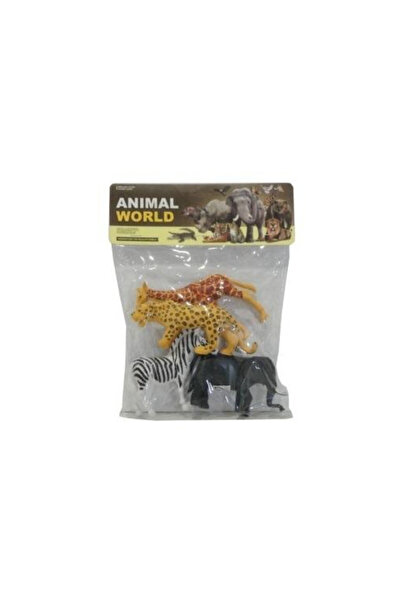 OEM Set figurine animale salbatice Swede multicolor 22x28cm pentru copii 3+