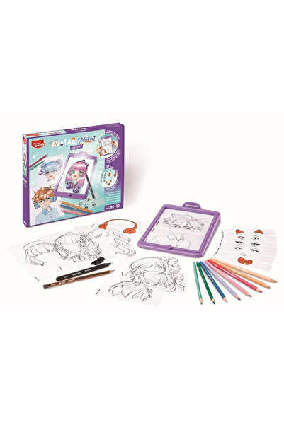 OEM Tabla creativa Avatar Studio Manga MAPED - iluminata pentru crearea de av...