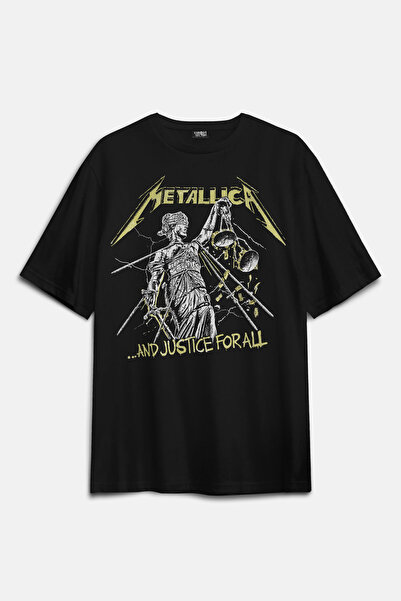 Kendim Seçtim Μουσική Heavy Metal Metallica και Justice for All Vintage Μαύρο...