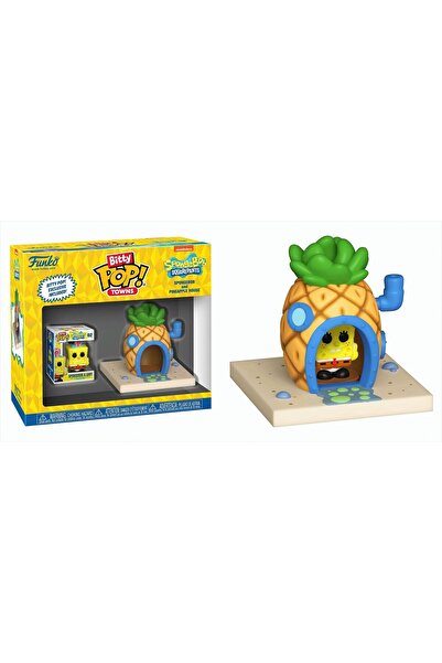 OEM Figurine FunKo - Bitty POP Towns, Spongebob si Casa Ananasului, 2,5 cm, M...