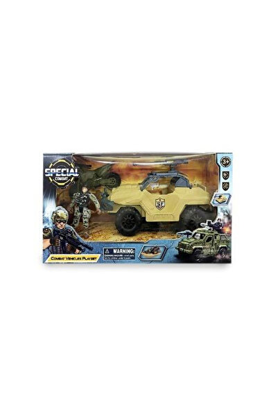 OEM Set Artyk vehicul militar 22 cm motocicletă și figurină soldat