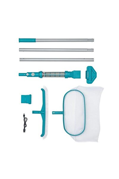 BESTWAY Set de curățare piscină AquaSurge cu aspirator, plasă și perie pentru...