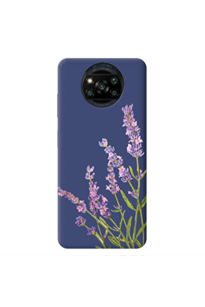 Other Xiaomi Poco X3 /X3 Pro Flowers 8 Dark blue Colored Silicone TPU Θήκη