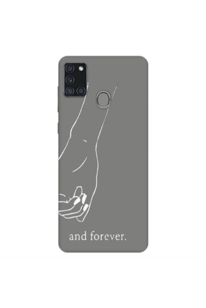 Other Samsung A21S And forewer Grey Colored Silicone TPU Θήκη