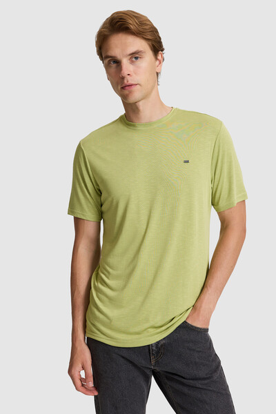 U.S. Polo Assn. Men's Green Basic T-Shirt 50322279-Vr016