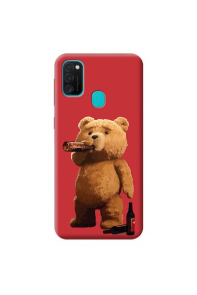 Other Samsung M21 Beer Time Red Colored Silicone TPU Θήκη