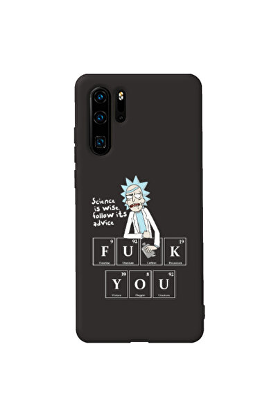 Other Huawei P30 Pro Rick Scince is wise Black Colored Silicone TPU Θήκη