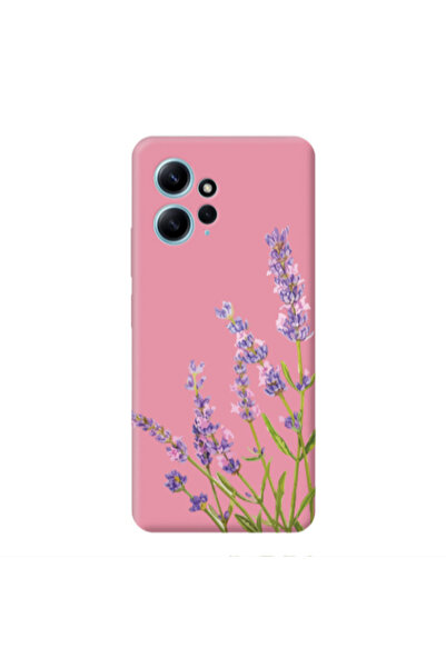 Other Xiaomi Redmi Note 12 4G Flowers 8 Pink Colored Silicone TPU Θήκη