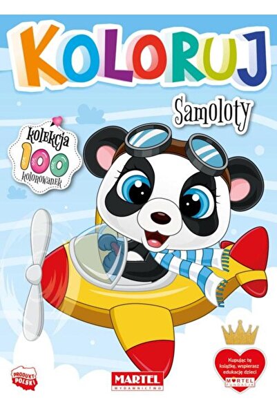 MARTEL Koloruj - Samoloty, Martel, 2023, 3 ani+