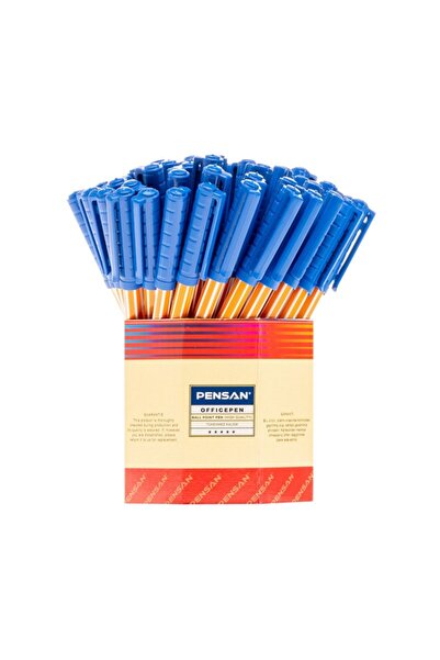 MC Micostore Στυλό διαρκείας Pensan OfficePen, 1.0mm, με καπάκι, μπλε μελάνι
