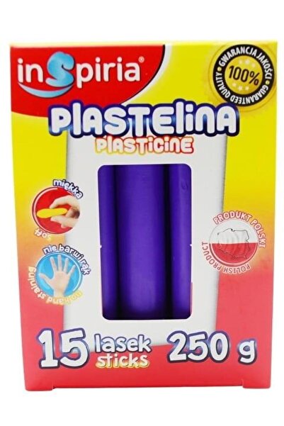Inspiria Plastilină modelatoare Inspiria, 15 bețe, violet, 250g