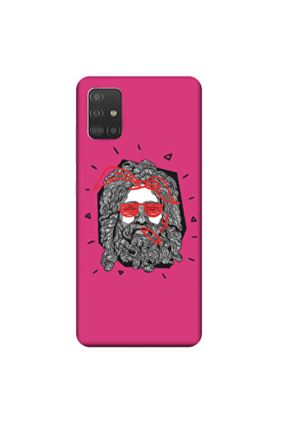 Other Samsung A71 Cool glasses Fuchsia Colored Silicone TPU Θήκη