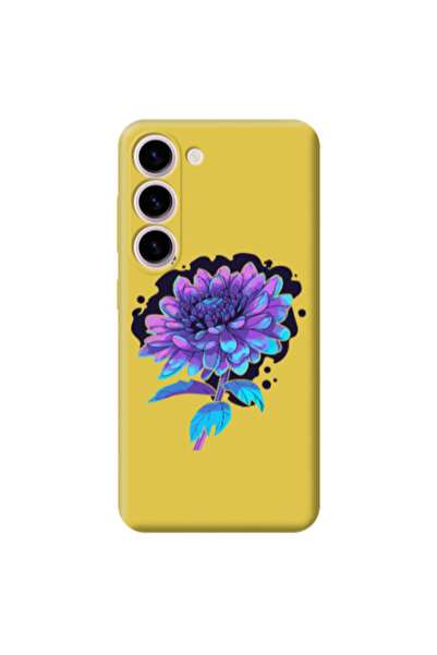 Other Samsung S23 Plus Witch flower Yellow Colored Silicone TPU Θήκη